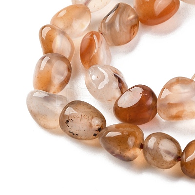 Natural Red Agate Beads Strands G-G146-A25-01-1