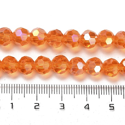 Transparent Glass Beads EGLA-A035-T8mm-B05-1