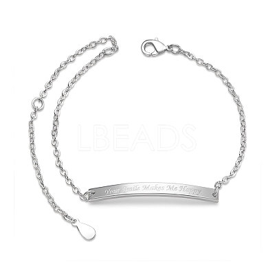 Brass Inspirational ID Bracelets JB541A-1