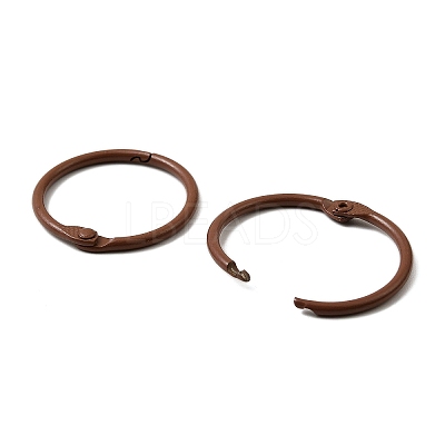 Spray Painted Iron Hinged Binder Rings IFIN-P040-01A-1