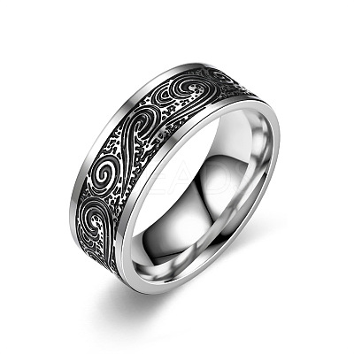 667 201 Stainless Steel Finger Rings for Men FS-WG4F4E6-02-1