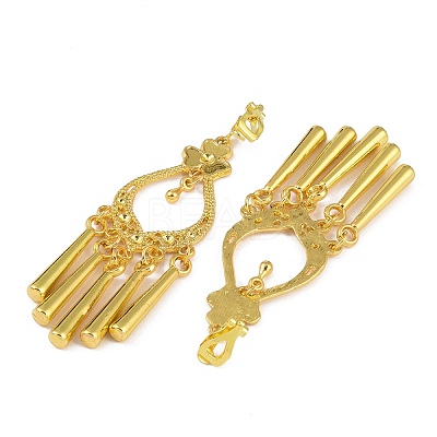 Bohemia Zinc Alloy Clip-on Earrings EJEW-C089-01D-G-1