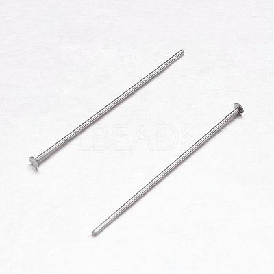 Tarnish Resistant 304 Stainless Steel Flat Head Pins STAS-H358-09C-1
