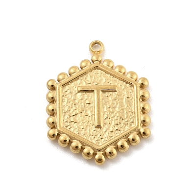 201 Stainless Steel Pendants STAS-R227-01T-G-1