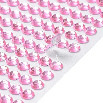 Self Adhesive Acrylic Rhinestone Stickers STIC-PW0012-01E-1