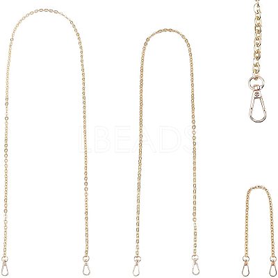 3 Strand 3 Style Iron Chain Bag Strap FIND-WR0002-63-1