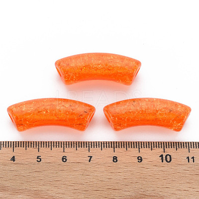 Transparent Crackle Acrylic Beads CACR-S009-001B-N84-1
