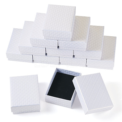 Rhombus Textured Cardboard Gift Storage Boxes CON-TAC0010-03A-01-1