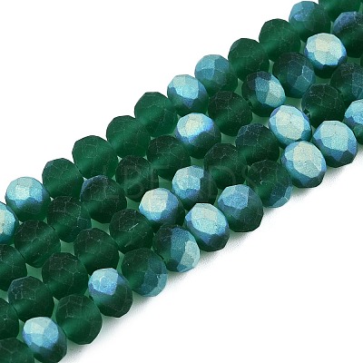 Transparent Glass Beads Strands X-EGLA-A044-T8mm-MB18-1