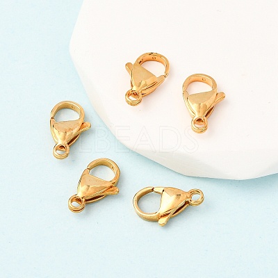 304 Stainless Steel Lobster Claw Clasps X-STAS-R050-15x9mm-02-1