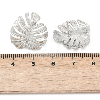 Brass Stud Earring Findings LS-KK-Z099-04P-03-1