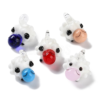 Handmade Lampwork Pendants LAMP-L078-004-1
