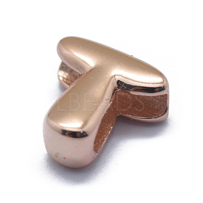 925 Sterling Silver European Beads STER-E064-01T-RG-1