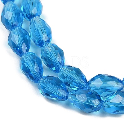 Transparent Glass Beads Strands EGLA-N013-T6mm-D17-1