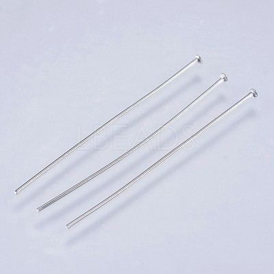 Tarnish Resistant 304 Stainless Steel Flat Head Pins STAS-F145-07P-0.6x35mm-1