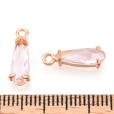Faceted Glass Pendants GLAA-T010-004H-1