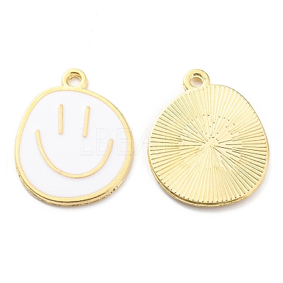 Alloy Enamel Pendants ENAM-D051-18G-01-1
