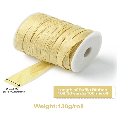 Natural Raffia Ribbon OCOR-CJ0004-02A-1