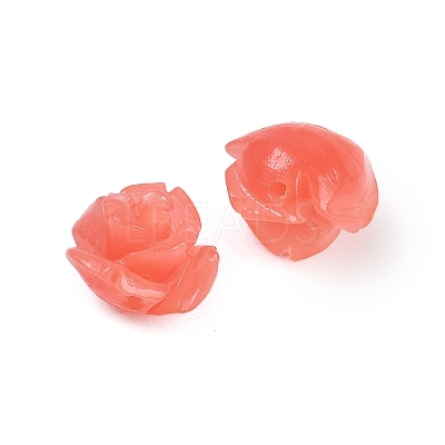 Synthetic Coral Carved Beads CORA-M001-07U-1
