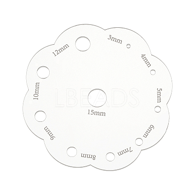 1Pc Acrylic Measuring Tools DIY-BC0014-13-1