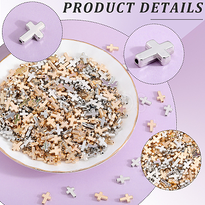 400Pcs 2 Colors CCB Plastic Beads CCB-SP0001-03-1