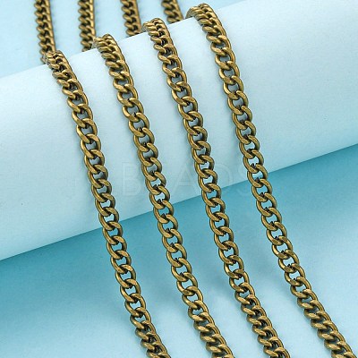 Iron Cuban Link Chains CH-R013-7x5.5mm-AB-NF-1
