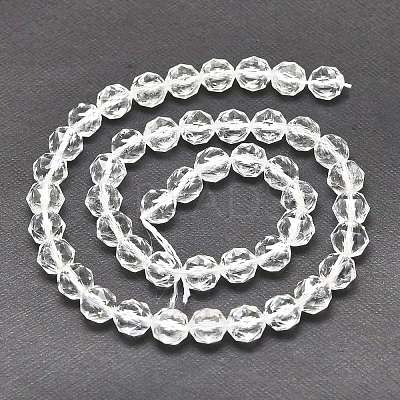 Natural Quartz Crystal Beads Strands G-F715-002-1
