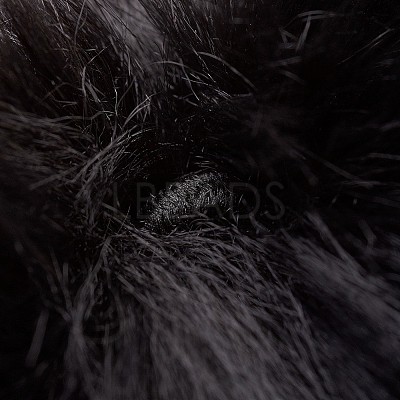 Handmade Faux Rabbit Fur Pom Pom Ball Covered Pendants WOVE-F020-A14-1