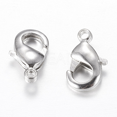 Brass Lobster Claw Clasps LS-KK-904-N-NF-1