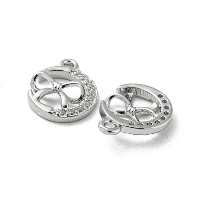 Brass Micro Pave Cubic Zirconia Charms LS-KK-H460-58P-1