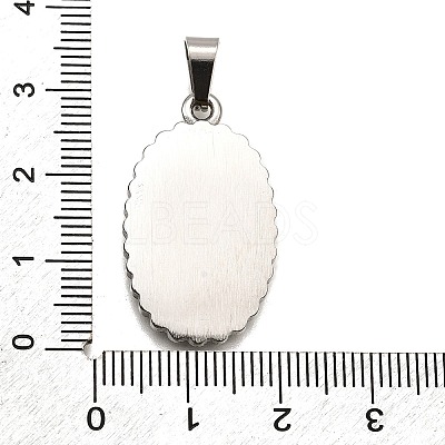 304 Stainless Steel Pendants STAS-B086-10C-P-1