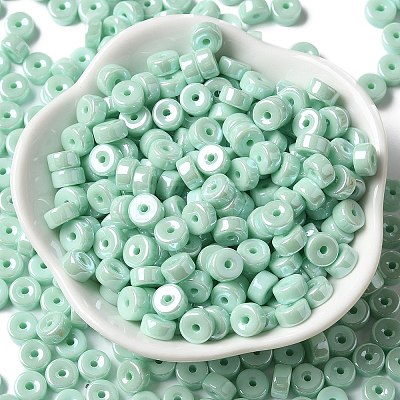 Opaque Colours Luster Glass Seed Beads SEED-E001-P3x6mm-A03-1