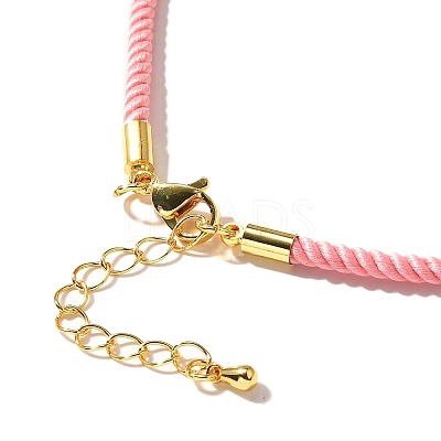 Nylon Milan Cord Necklace Making MAK-M028-01G-19-1