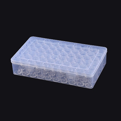 60Pcs Plastic Column Bead Storage Containers CON-C017-01-1