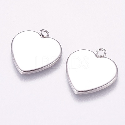 Tarnish Resistant 304 Stainless Steel Pendant Cabochon Settings STAS-K148-04A-1