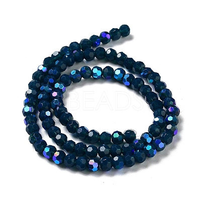 Opaque Glass Beads Strands EGLA-A035-P4mm-L19-1