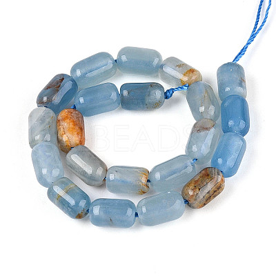 Natural Blue Calcite Beads Strands G-G980-53B-1