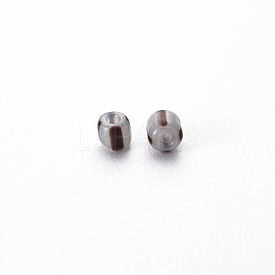8/0 Opaque Glass Seed Beads SEED-T006-01B-D03-1