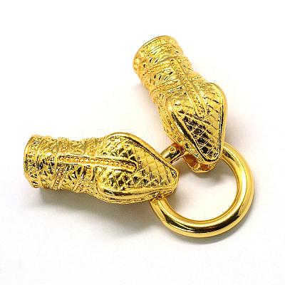 Alloy Spring Gate Rings PALLOY-R089-28G-1