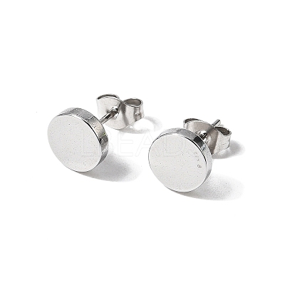 304 Stainless Steel Stud Earrings EJEW-L309-01B-P-1