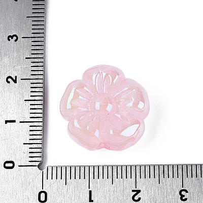 UV Plating Opaque Acrylic Beads OACR-N161-08E-1