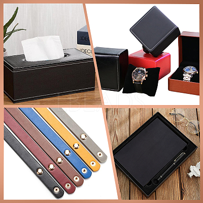 6 Sheets 2 Colors Linen Book Covers DIY-CP0010-65-1