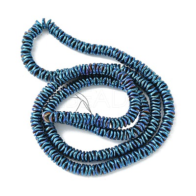 Electroplated Synthetic Non-Magnetic Hematite Beads Strands G-H020-M01-09-1