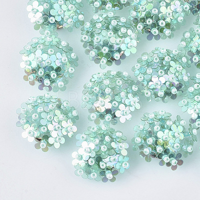 PVC Paillette Cabochons FIND-S321-01D-1