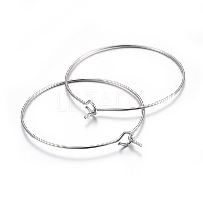 316 Surgical Stainless Steel Wine Glass Charms Rings X-STAS-L214-01C-1