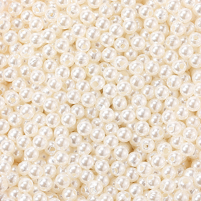 Imitation Pearl Acrylic Beads PEAR-LT0001-02F-1