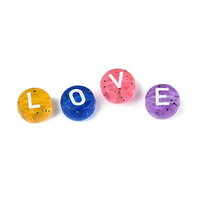Transparent Acrylic Beads TACR-Q013-02D-M-1
