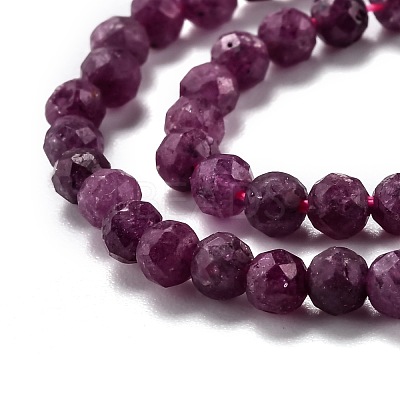 Natural Ruby Beads Strands G-H266-24C-1