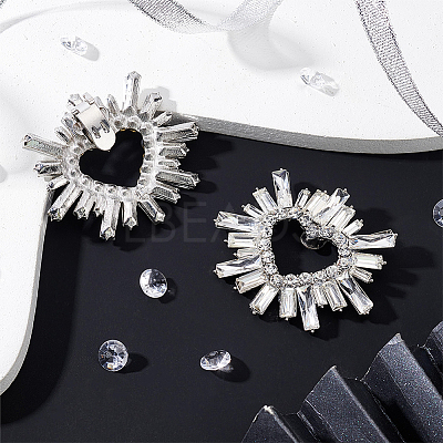 Alloy Crystal Rhinestone Shoe Decoration DIY-FG0003-74-1