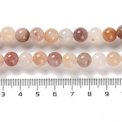 Natural Violet Strawberry Quartz Beads Strands X-G-P530-B02-03-1